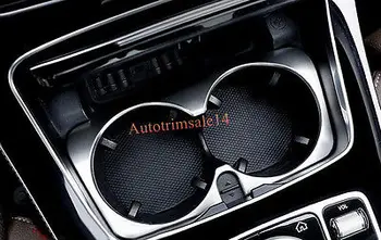

Interior Front Water Cup Cover Trim For Mercedes Benz E-Class W213 2016 2017
