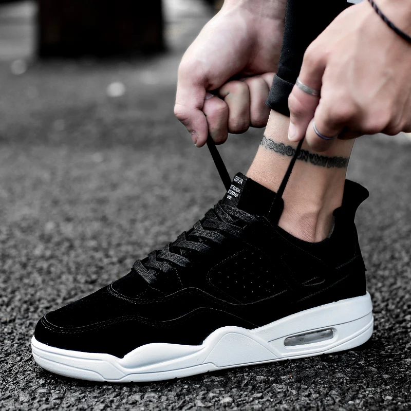 Original Professional Men Basketball Shoes Air Cushion Zoom High J4