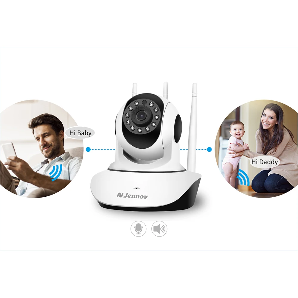 2MP HD CCTV дома Беспроводной безопасности Камера IP 1080 P PTZ Мини Wi Fi видеонаблюдения