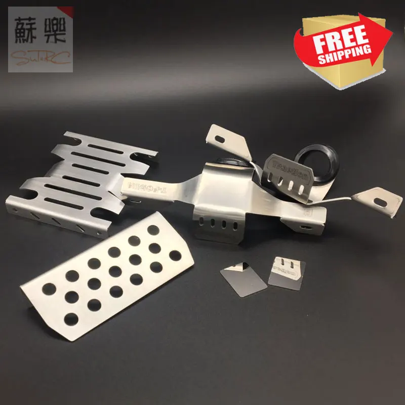

Traction hobby 1/8 RC KM2 3 4 Founder II Cragsman Protective Plate Axle Armor Protection Chassis Armor Protection Skid Plate Set