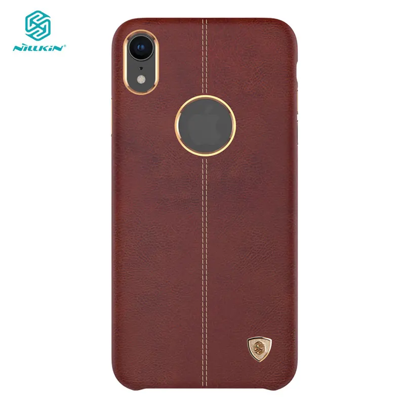 

Nillkin Case for iPhone XR Luxury Vintage Englon PU Leather Plastic Back Cover sFor iPhone XR Case