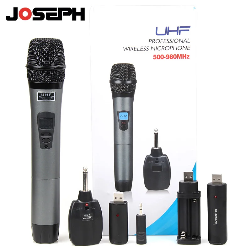 Free Shipping Professional UHF Rechargeable Li ion Battery Handheld
