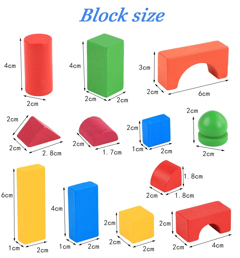 112 шт./компл. небольшие деревянные блоки цвет сортировать Деревянный конструктор Радуга Дерево раннего обучения образовательных игр родитель-ребенок