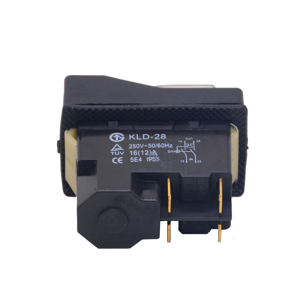 1 шт. KLD-28 4 Pin IP55 220v 16(12) Магнитный электромагнитный переключатель Водонепроницаемый Магнитный взрывозащищенный кнопочный переключатель