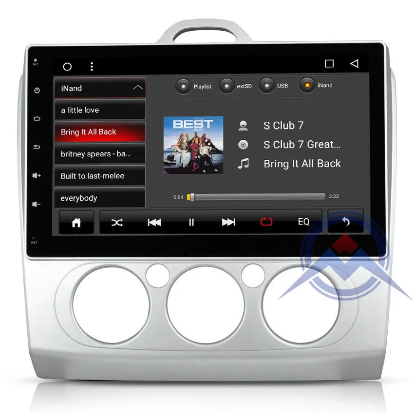 Top 10.2 inch Octacore Android Car DVD Navigation for Ford Focus II Focus 2 GPS Radio video player Bluetooth WIFI 2