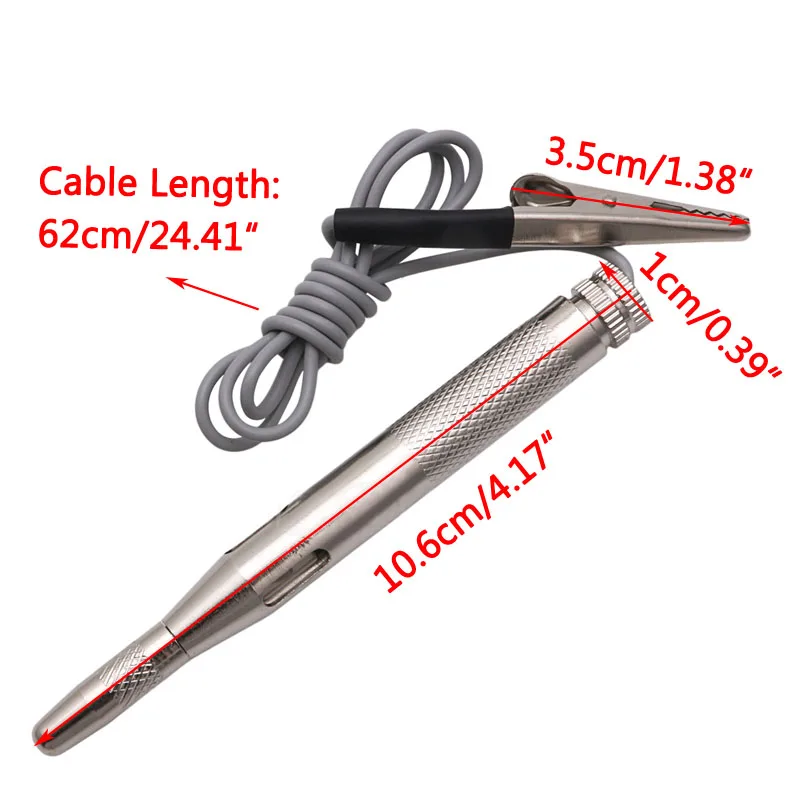 6V 12V 24V Auto Car Motorcycle Circuit Tester Gauge Test Voltmeter Light Hot 6V 12V 24V Auto Car Motorcycle Circuit Tester Gauge Test Voltmeter Light Hot