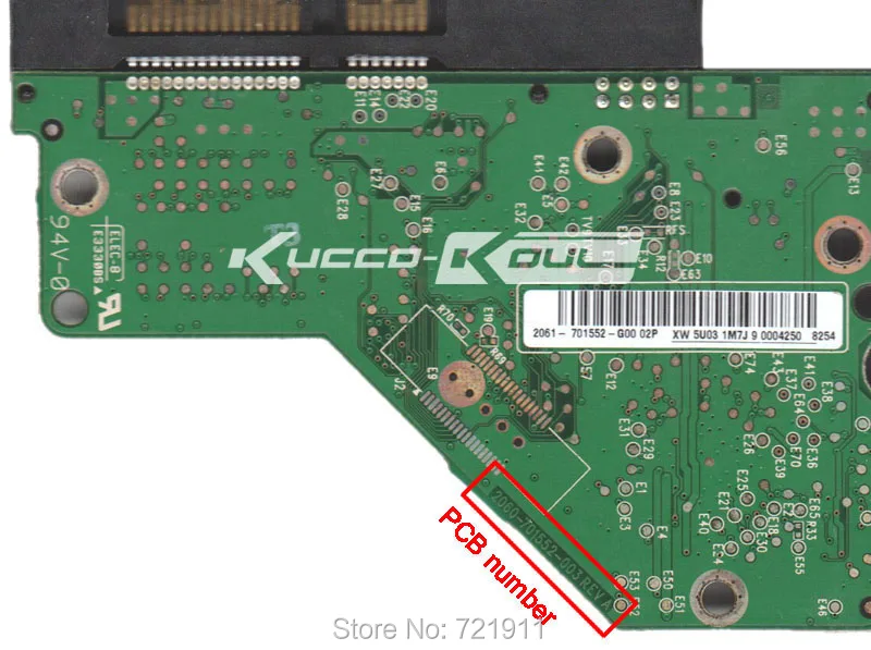 

HDD PCB logic board circuit board 2060 701552 003 for 3.5 inch SATA hard drive repair hdd date recovery