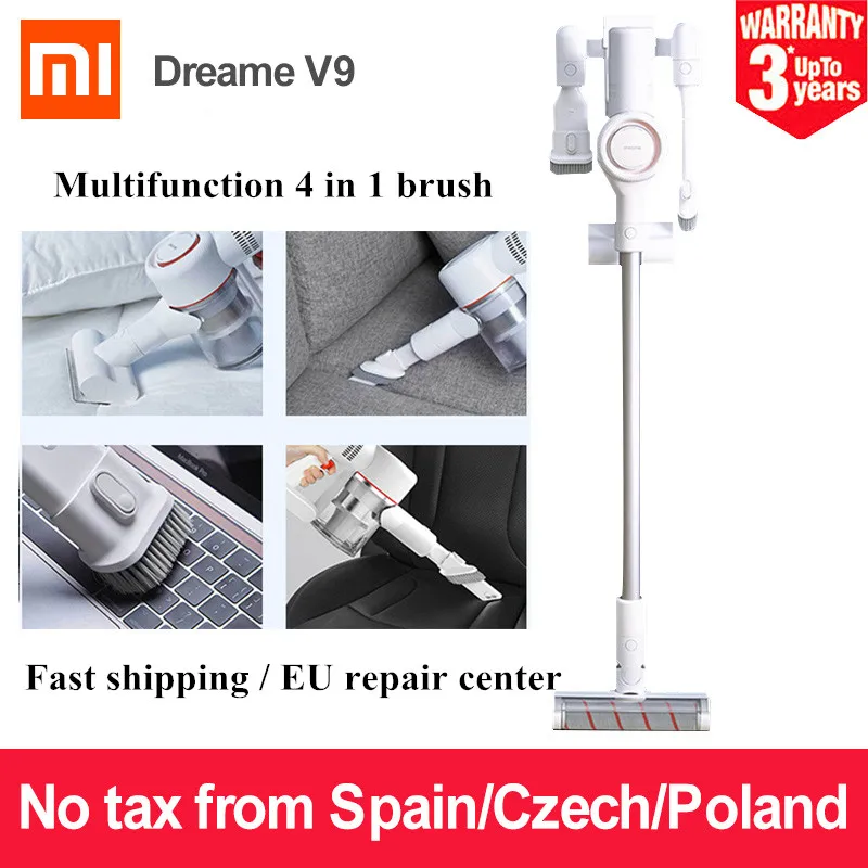 

New Xiaomi Dreame V9 Vacuum Cleaner MIJIA Cyclone Suction Cordless Handheld Portable Wireless Stick Cleaner for Home Car 20000Pa