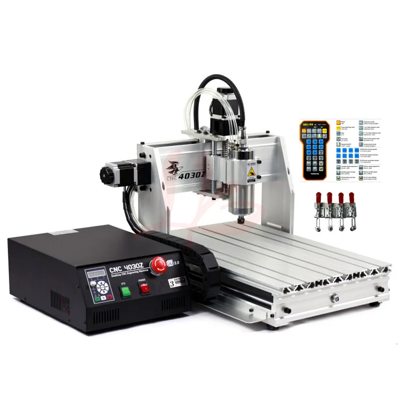  YOOCNC Engraving machine 4axis wood cnc router 3040 1500W spindle PCB engraving machine 