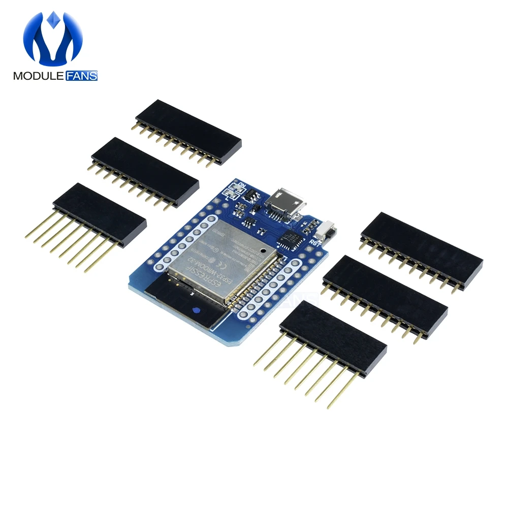 Для Wemos MINI D1 ESP32 ESP-32S Беспроводной Wi-Fi Bluetooth BLE для Wemos D1 Mini Esp8266 CP2102 модуль с контактами