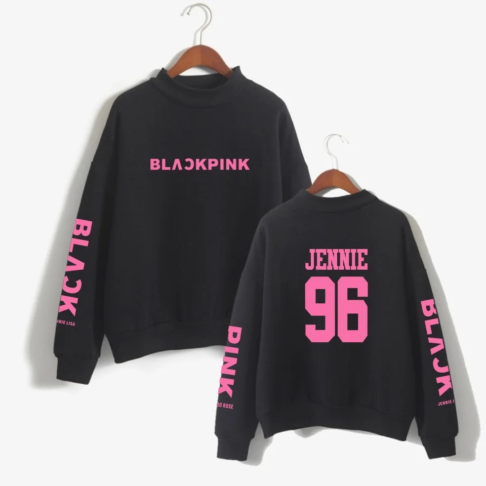 WEJNXIN Kpop Blackpink пуловер толстовки для женщин/для мужчин Дженни Роза Лиза JISOO с именами членов группы свитшот с принтом свободные водолазки sudaderas