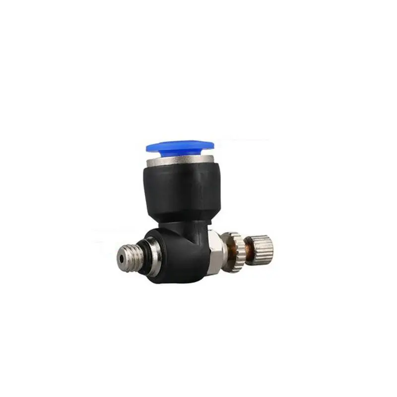 

SL6-M5 Pneumatic Throttle Speed Controller Valve Element 6mm to M5 Metirc Male Thread Air Pipe Fitting One Touch Parts