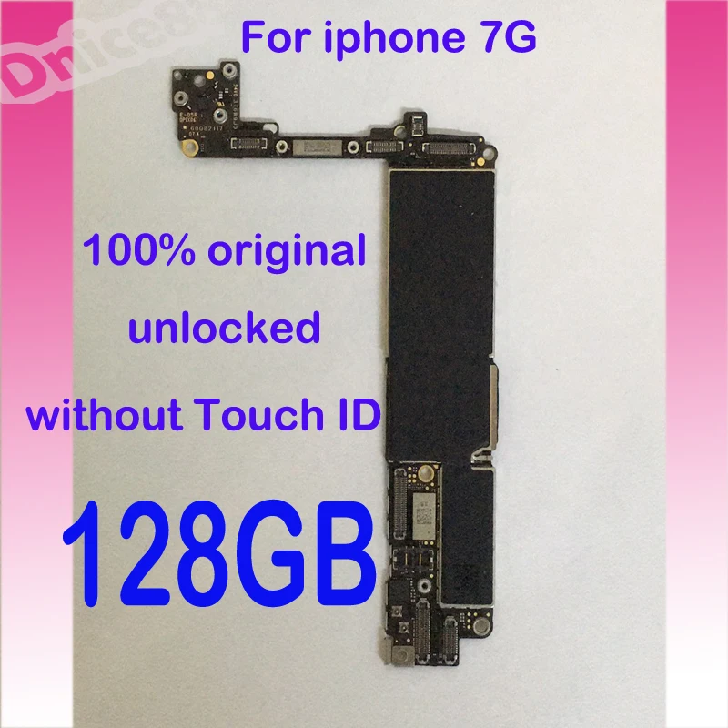 

For iphone 7 4.7 motherboard,128GB logic board,good quality and good working,unlocked,without ICloud ID,but no touch id.