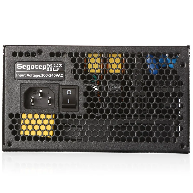 Segotep GP700P 80plus Gold PSU полный модульный блок питания Настольный ПК 600 Вт ATX 12 в активный PFC широкий диапазон 100-240 В для компьютера