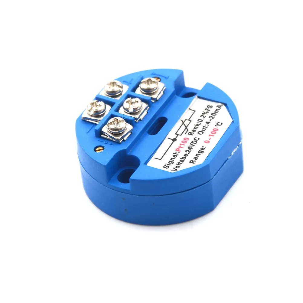 

1PC 0-100 Celsius Temperature PT100 SBW Module 4-20MA Isolated Sensor 0-100 Degree -Y103 Instrument