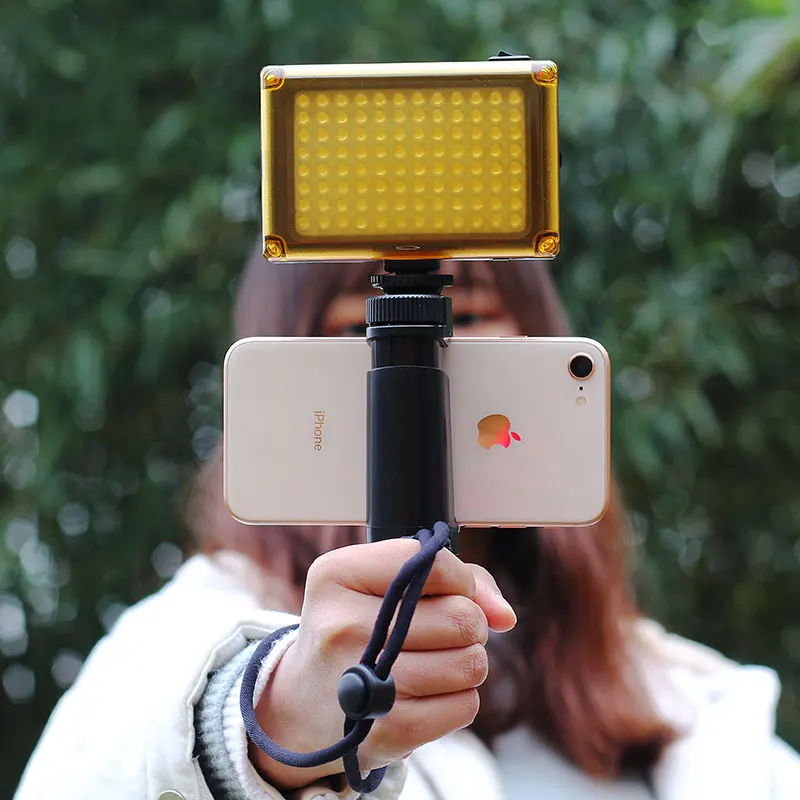 Ulanzi f-крепление с селфи-палкой рукоятка с холодным башмаком для микрофона светильник мобильный зажим для смартфона i Phone samsung