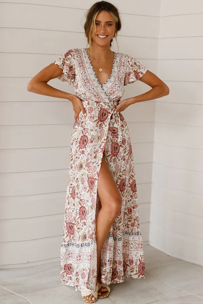 White-V-Neck-Beach-Resort-Printed-Dress-LC611149-1-5
