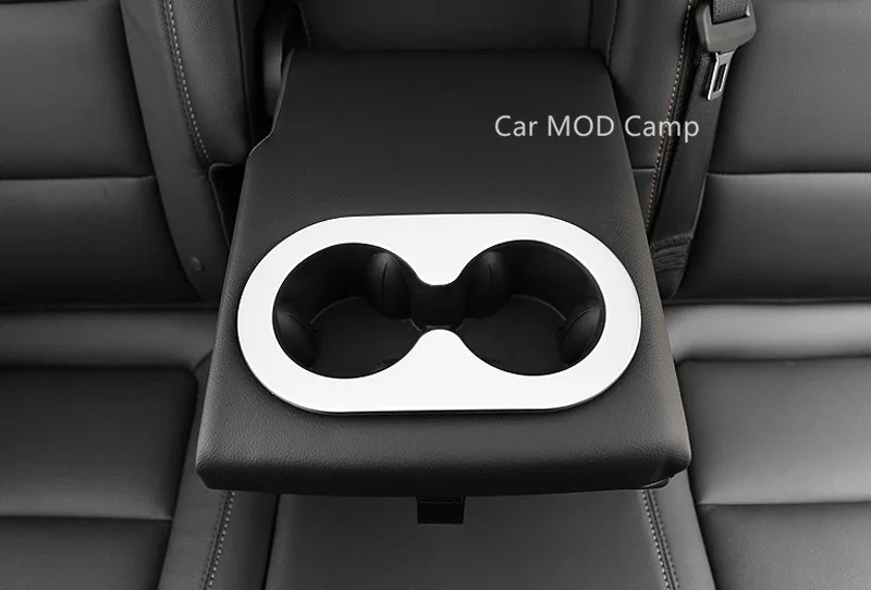 For Chevrolet Equinox 2018 Stainless Steel Interior Rear Seat Water Cup