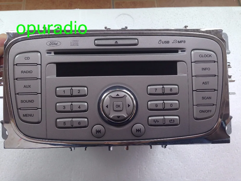 Подлинный один CD-диск радио CD1053 9M5T-18C939-JK с MP3 USB для автомобиля ford CD-плеер