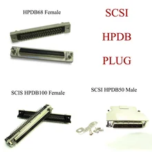 1 шт. SCSI 50 Булавки 50 P 68 Булавки 100 Булавки hpdb50 hpdb68p hpdb100p MDR мужской женский разъем адаптера