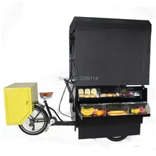 Электрический 3-х колесный передвижной пункт продажи кофе, мобильный кофе трицикл для продажи