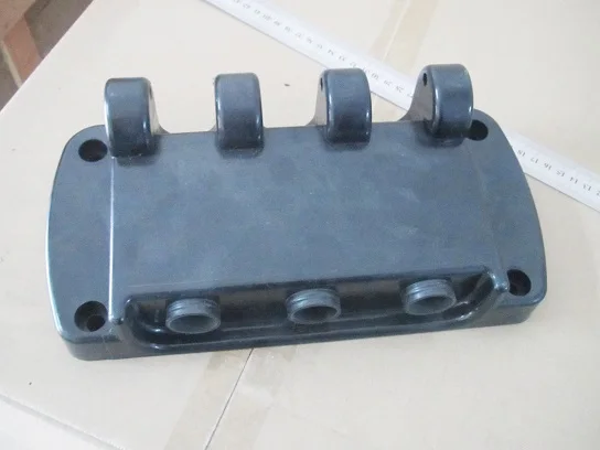 

Black PP Head Panel with Discharge Holes Ice Cream Machine Replacement Spare Parts