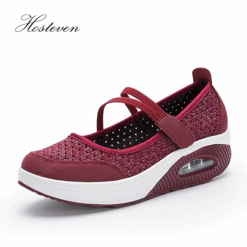 

Hosteven Women Shoes Casual Sport Flats Sneaker Fashion Shoes Walking Spring Summer Loafers Breathable Air Mesh Walking Shoes