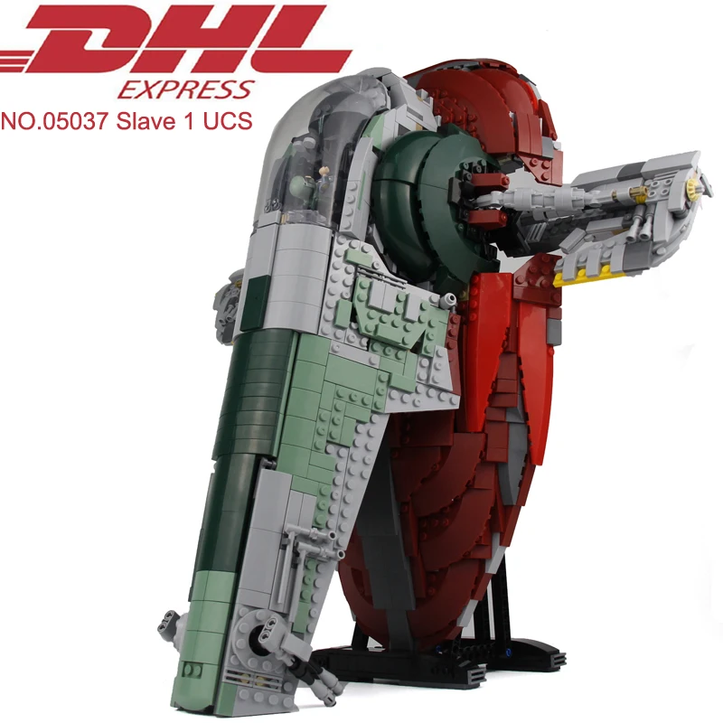 

Lepin 05037 2067Pcs Star Wars Figures Slave 1 UCS Model Building Kits Blocks Bricks Set Toy For Children Gift Compatible 75060
