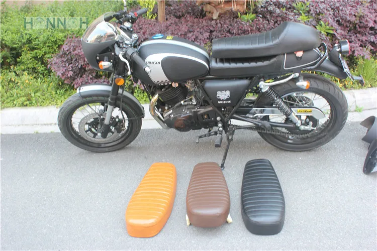 

5 KIND MOTOCYCLE 64MM SEAT SADDLE BLACK BROWN ORANGE MOTORCYCLE RACER SEAT RACER SEAT HUMP MASH CAFE RETRO LOCOMOTIVE CUSHION