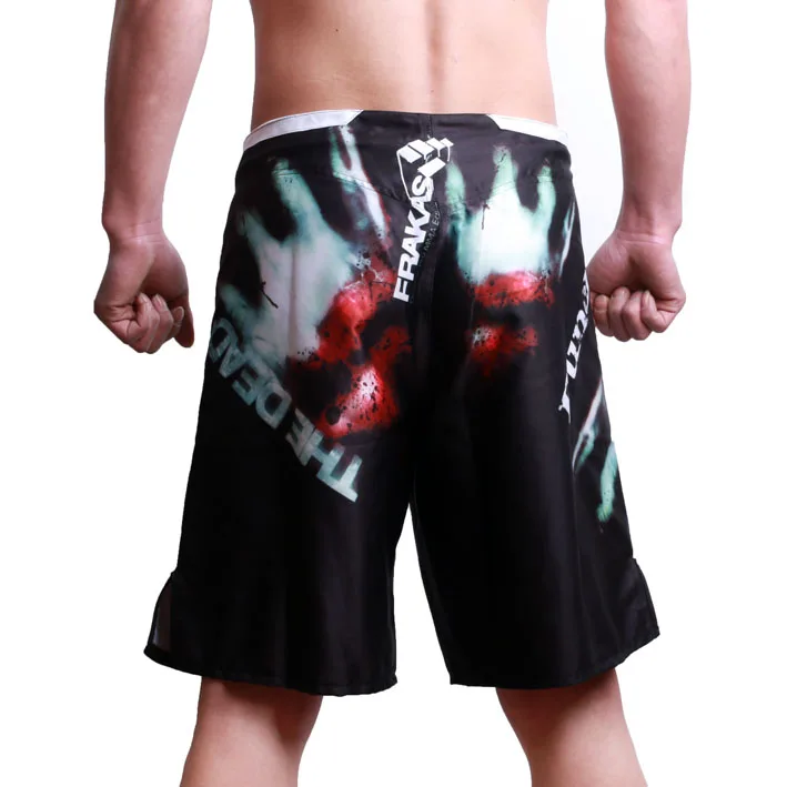 Черные шорты MMA, pantalonetas muay, тайские боксерские шорты, pantalon, боксерские шорты, колготки, шорты для фитнеса Для детей и мужчин