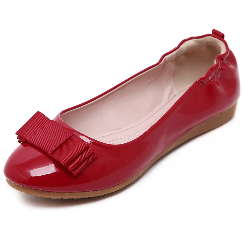 

Butterfly-knot Flats Shoes Woman Fashion Shoe For Women Summer Shallow Breathable Leather Student Shoes