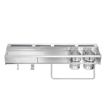 

Metal Space Aluminum Kitchen Hanger Wall Hanger Kitchen Shelf and Hanger LU4177