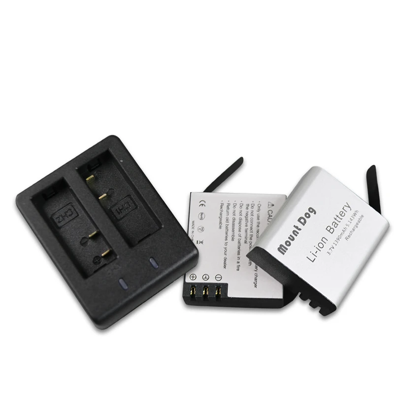 2 шт. 3 7 V 1350mAh батареи для SJCAM sj4000 sj7000 Eken H9R H6R H3R экшн камеры MD 1350 Зарядка