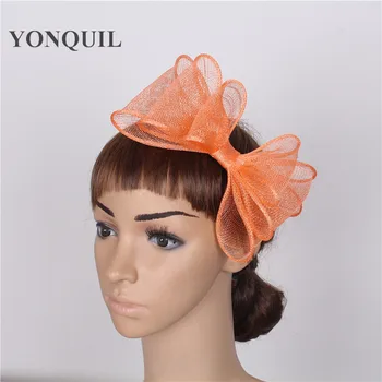 

Ladies elegant nice feather sinamay hats women hair accessories fancy fascinators for wedding party bridal hats and races OF1519