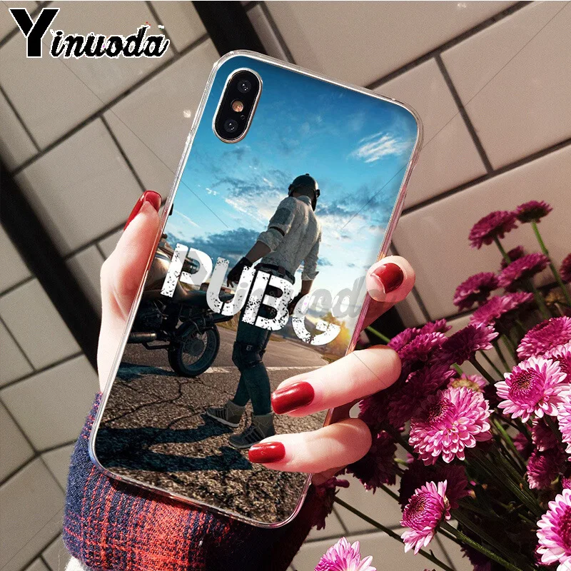 Yinuoda Playerunknown's Battlegrounds PUBG TPU чехол для телефона чехол для iPhone 8 7 6 6S Plus X XS MAX 5 5S SE XR мобильных телефонов - Цвет: A11