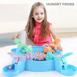 Голодная лягушка ест бобы детская доска стратегия игры игрушка семья Конкурентная интерактивная игрушка для снятия стресса интересные