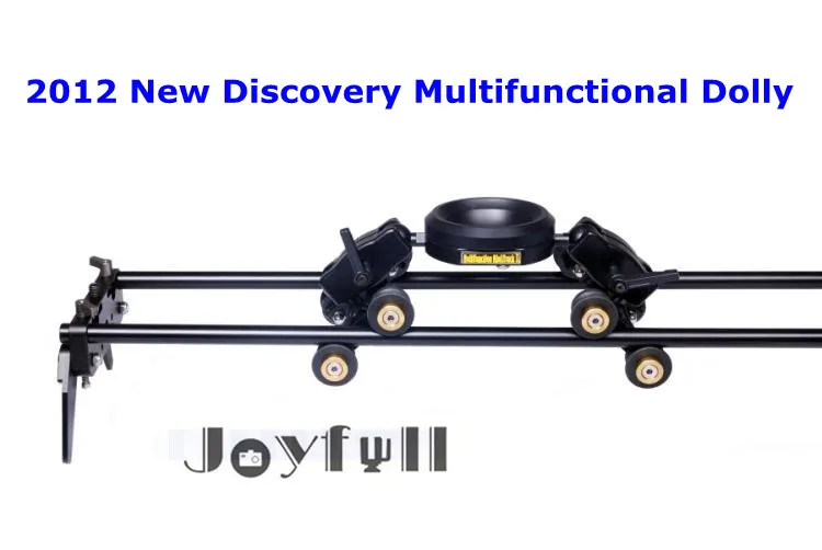 

47" DSLR Camera Dolly Track Slider Rail W/ 100MM 75MM PAN for Tripod Head 5D mark II/5D mark III7D/GH1/GH2