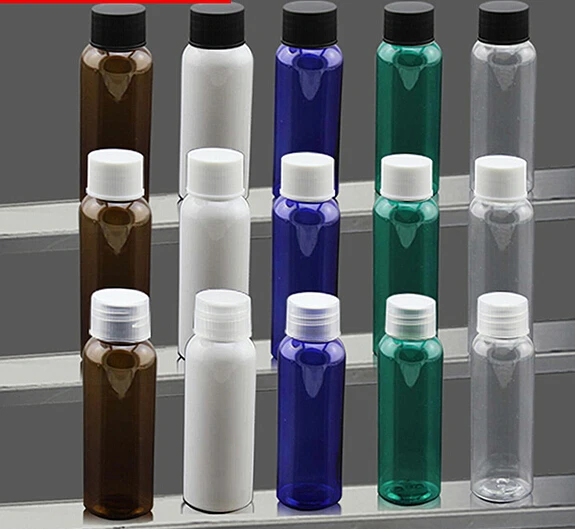 Joy 60ml amber PET bottle/wholesale 60ml clear PET plastic bottle for juice,milk,water storage