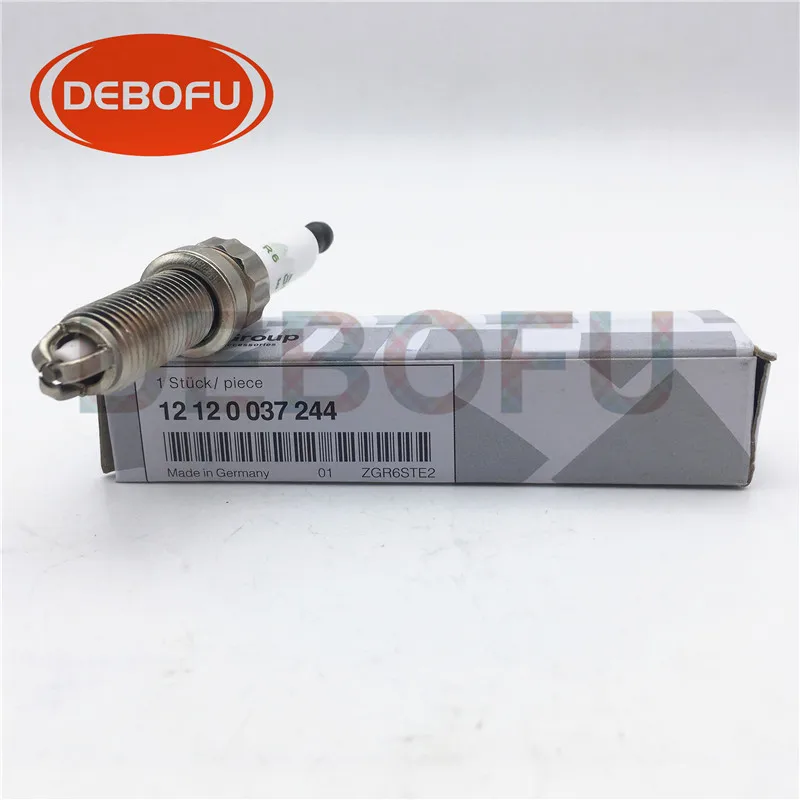 4 шт./лот ZGR6STE2 12120037244 иридиевая Свеча зажигания для BMW E60 E90 E92 E93 135i 335i 535i|Свечи и
