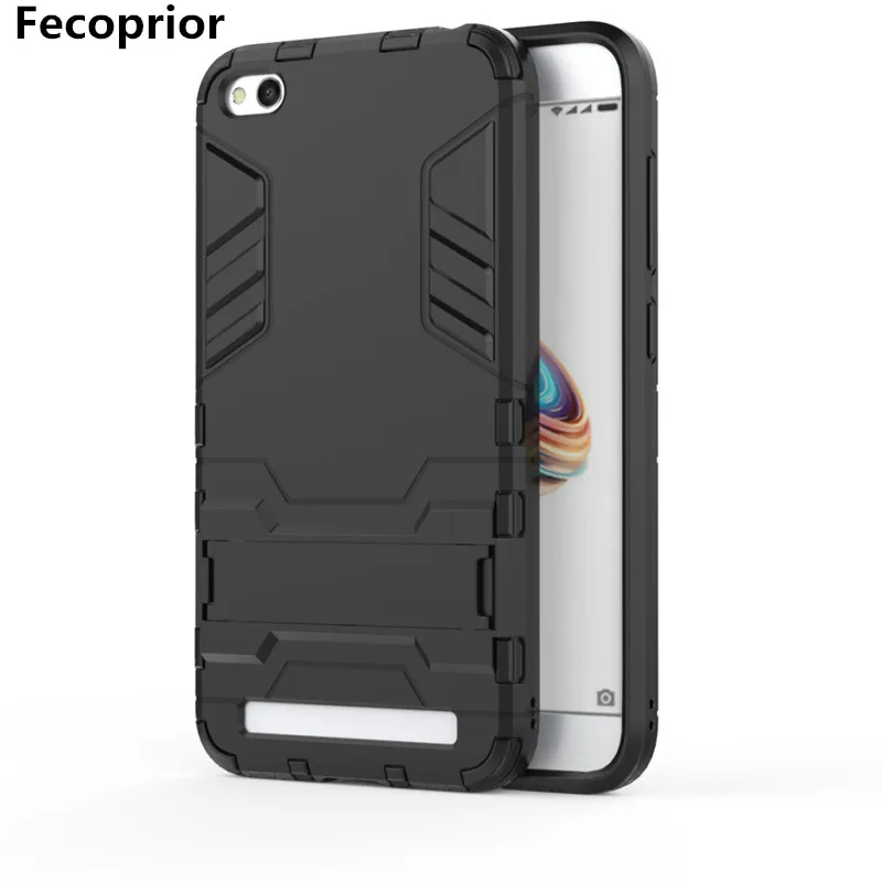 Fecoprior Redmi5A TPU PC Case For Xiaomi Redmi 5A Back Cover Celulars Armor Shield SmartPhone Fundas Coque