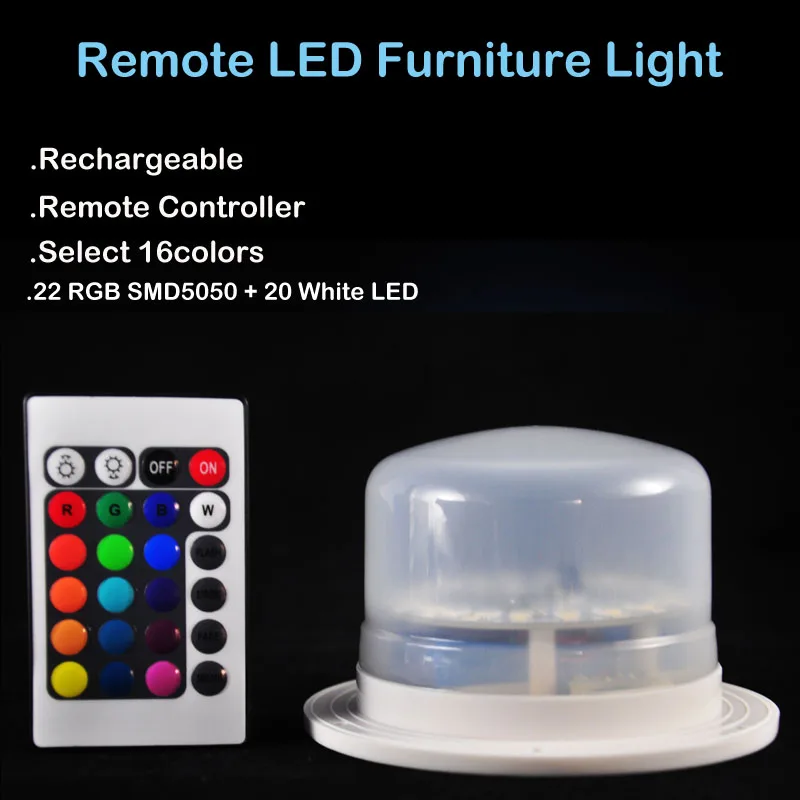 LED Furniture Light With Remote
