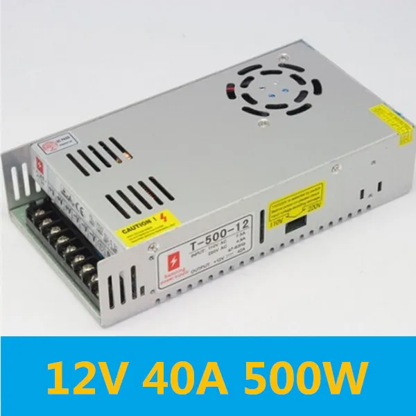 

Switch transformer switching power supply switch converter 100-240V AC to DC 12V 40A 500W