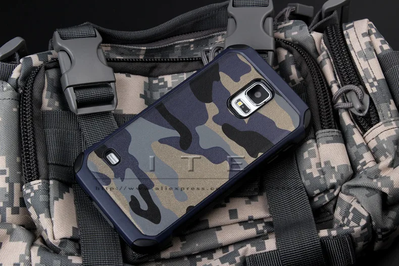 ITEUU S5, армейский камуфляжный чехол для samsung Galaxy S5, чехол s, противоударный Силикон+ PC, задняя крышка, оболочка для samsung S5
