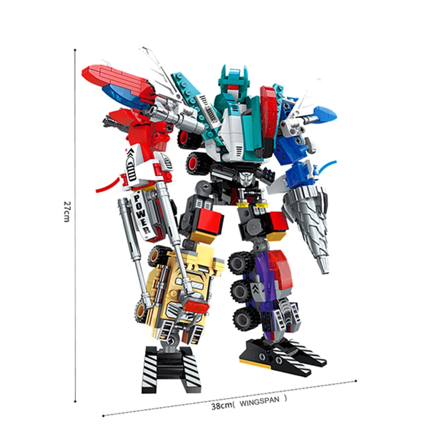 Новый Enlighten Mecha 6в1 1412 робот трансформер для войны самолет машина сделай сам