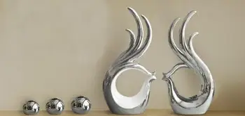 

white ceramic creative hand kiss home decor crafts room decoration handicraft porcelain figurines wedding decoration gift