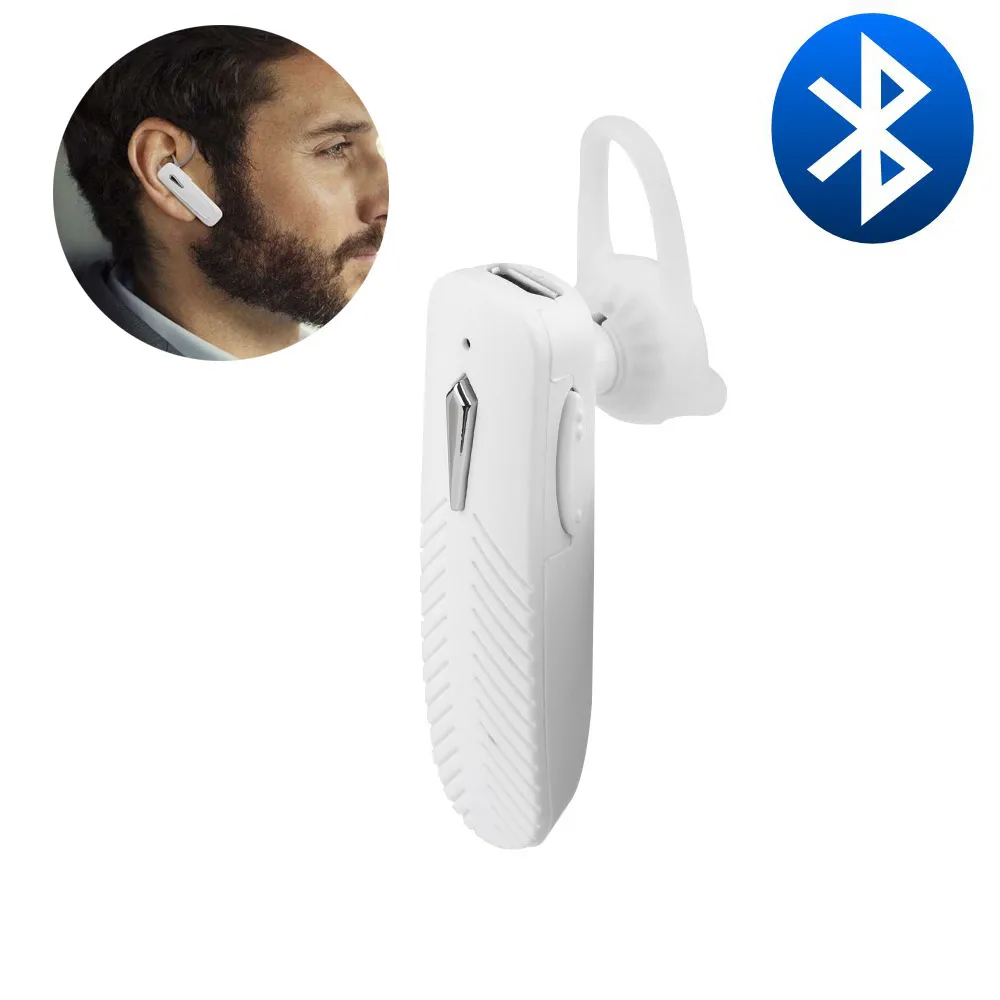 

1Pcs Mini Wireless Bluetooth Earphone Car Handsfree Headset Stereo Bass In-Ear Earbuds With Microphone For iPhone Samsung