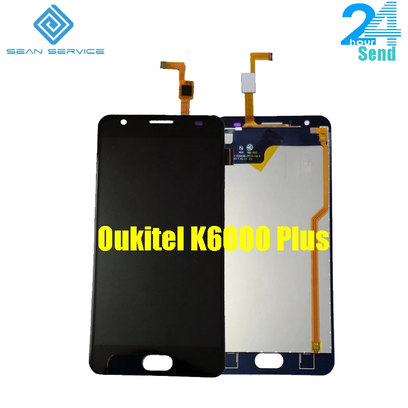 

For Oukitel K6000 Plus LCD Display+Touch Screen 100% Original New 5.5" K6000 Plus Tested Digitizer Glass Panel Replacement+Tools