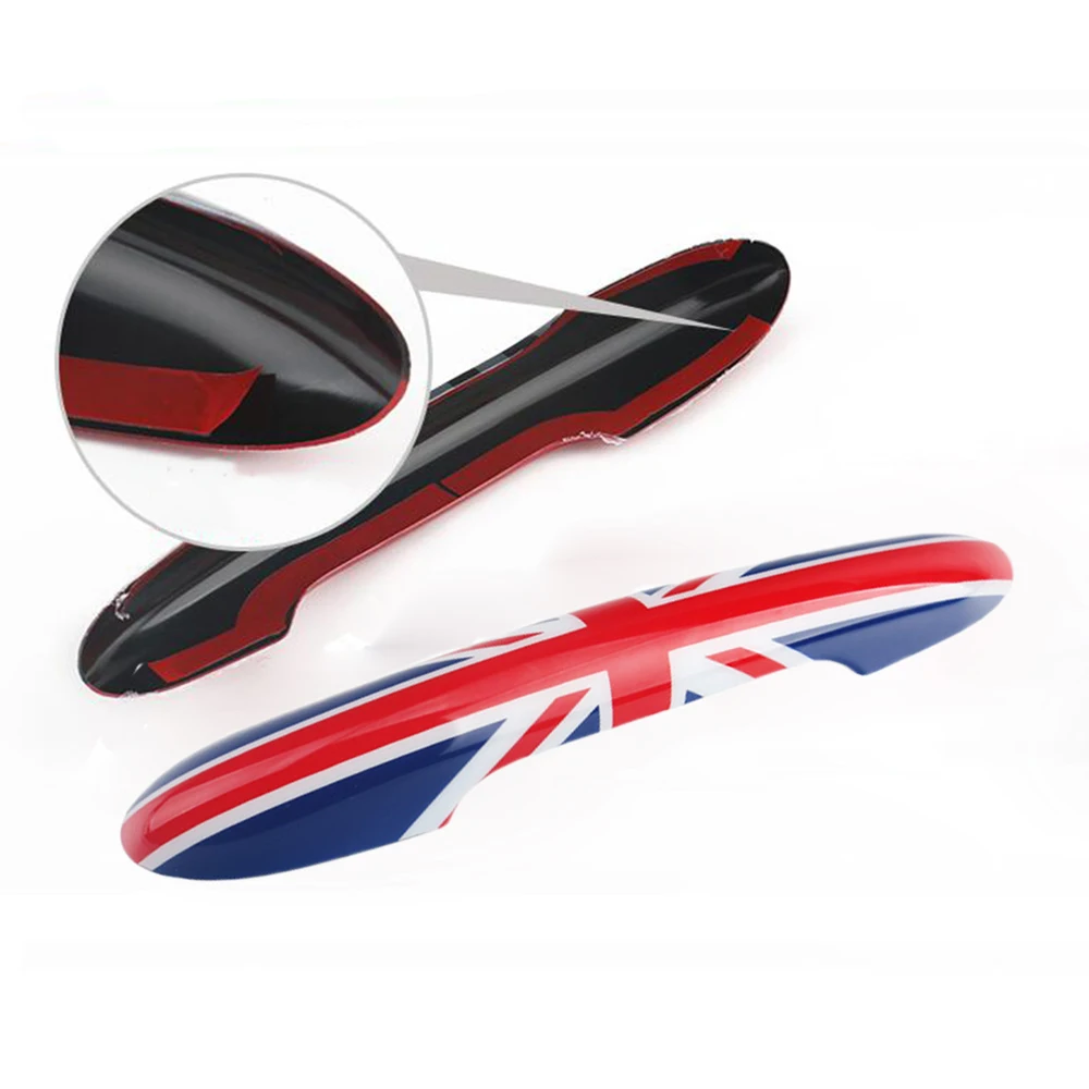 2 шт. защитная накладка на дверную ручку автомобиля Union Jack наклейка для BMW Mini Cooper JCW