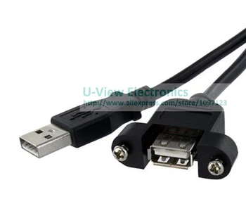 

USB A Type Male to Female Extension Cable For PCI or Front Panel Mount About 1M/Free Shipping/12PCS