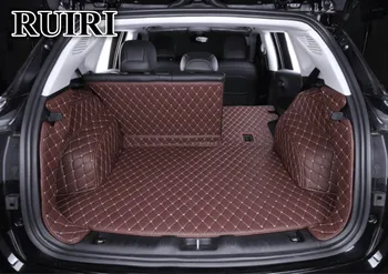

High quality mats! Full set car trunk mats for Jeep Compass 2019 2017 waterproof boot carpets cargo liner mats for Compass 2018
